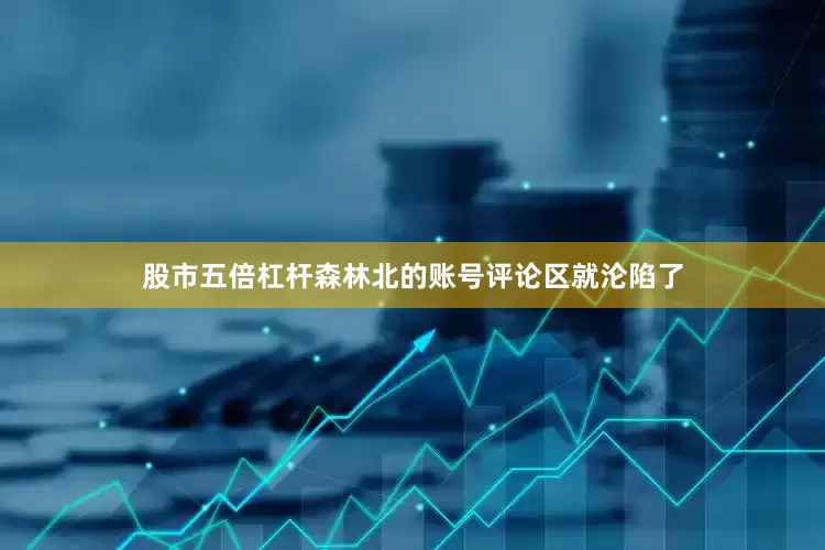 股市五倍杠杆森林北的账号评论区就沦陷了