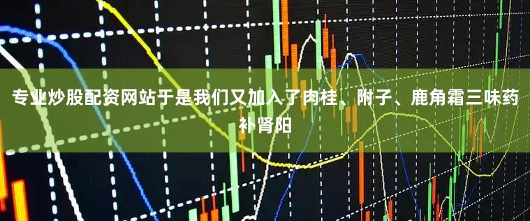 专业炒股配资网站于是我们又加入了肉桂、附子、鹿角霜三味药补肾阳